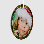 倍はイメージ及びメッセージのクリスマスのオーナメント味方しました オーナメント (正面)