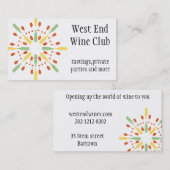 倍はテーマの名刺ワインの味方しました 名刺 (正面/裏面)