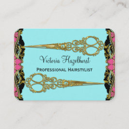 倍はパリのバロックHairstyistを切ります 名刺