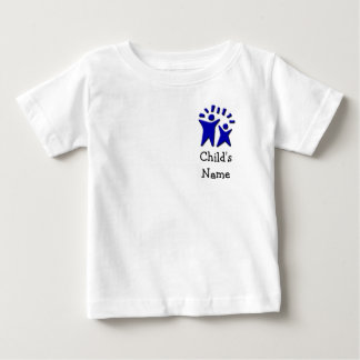 倍は味方しました-子供の名前とカスタマイズ! ベビーTシャツ