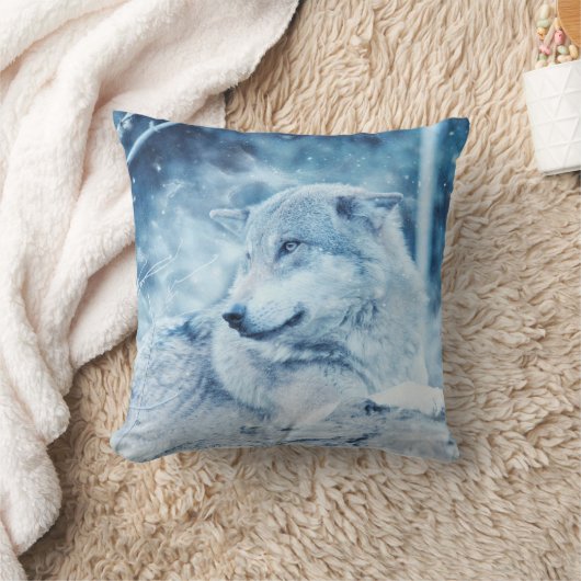 倍は装飾用クッションオオカミの味方しました クッション (ブランケット)