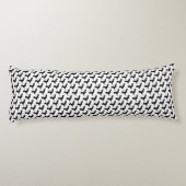 倍は黒いオンドリの抱き枕味方しました ボディピロー (裏面)