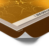 倍率 – オレンジ ポスター (角)