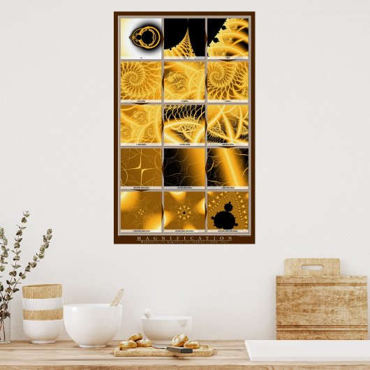 倍率 – オレンジ ポスター (キッチン)