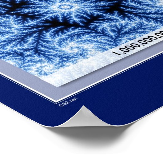 倍率 – 青 ポスター (角)