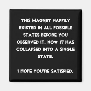 倒した!量子物理学ユーモア マグネット