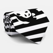 倒れかけたパンダのタイ ネクタイ (ロール)