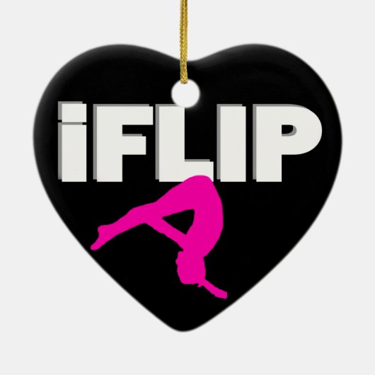 倒れかけた体育専門家 セラミックオーナメント (裏面)