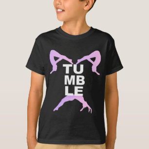 倒れかけた女の子 Tシャツ