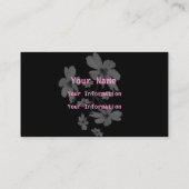 倒れかけた宇宙の名刺 名刺 (裏面)