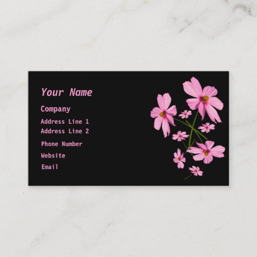 倒れかけた宇宙の名刺 名刺 (正面)