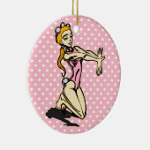 倒れかけた性能 セラミックオーナメント (右)