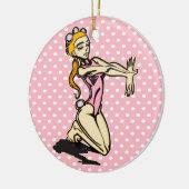 倒れかけた性能 セラミックオーナメント (左)