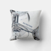 倒れたクリスタルワインゴブレット クッション (裏面)