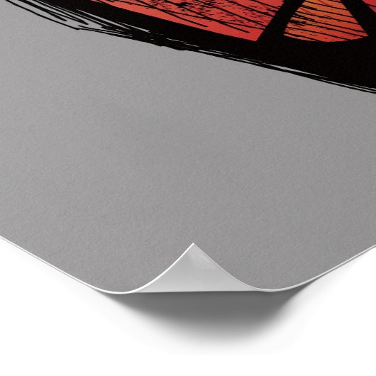 倒れたボクサー ポスター (角)