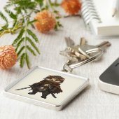 倒れた戦士 キーホルダー (側面)