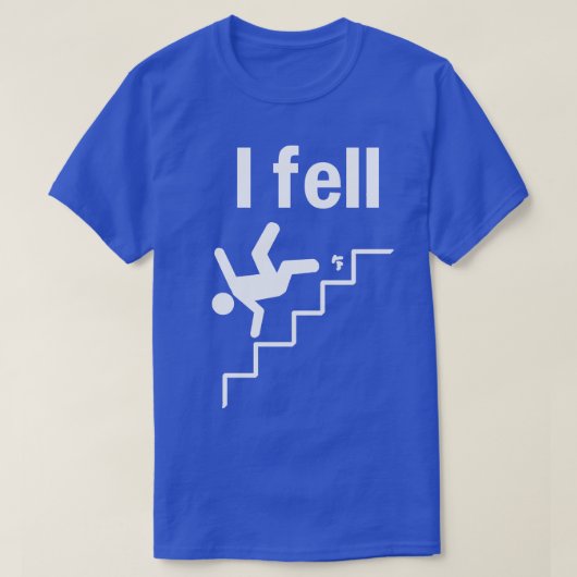 倒れた Tシャツ (デザイン正面)