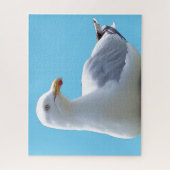倒れるカモメ ジグソーパズル (縦)