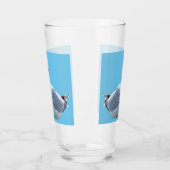 倒れるカモメ タンブラーグラス (左)