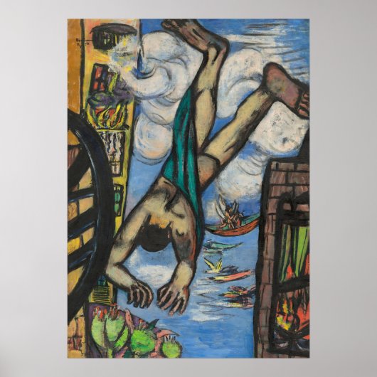 倒れる男 ポスター (正面)