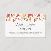倒れ葉るレシピ – 花嫁のための花嫁 エンクロージャーカード (正面)