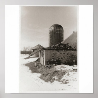 倒壊した納屋 ポスター