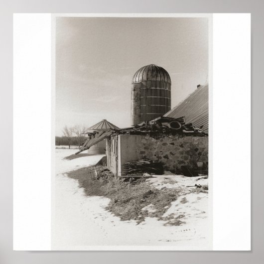 倒壊した納屋 ポスター (正面)