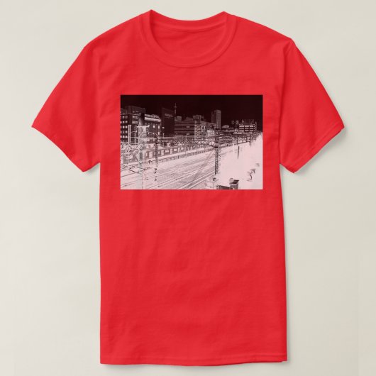 倒立夜 Tシャツ (デザイン正面)