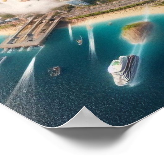 倒立滝市 ポスター (角)