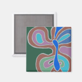 倒立虹フラッターフライ磁石 マグネット (正面/裏面)