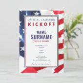 候補公式キャンペーンキックオフパーティーの起動 招待状 (スタンド正面)