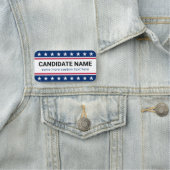 候補名カスタム政治的キャンペーン名タグ 名札 (インサイチュ)