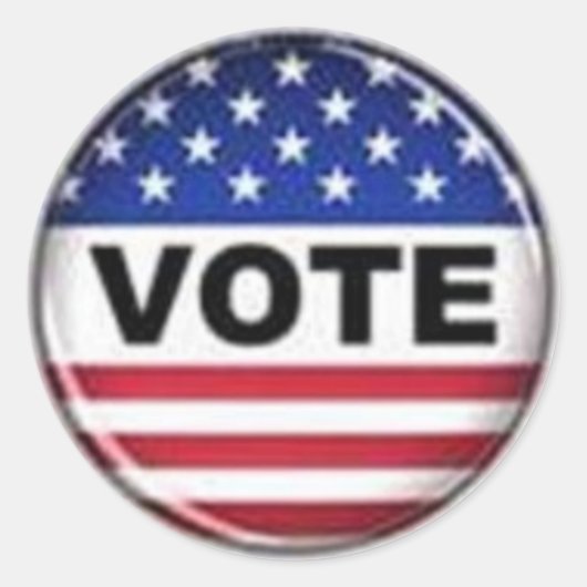 候補者に投票して…... ラウンドシール (正面)