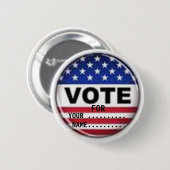候補者に投票して…... 缶バッジ (正面&裏面)