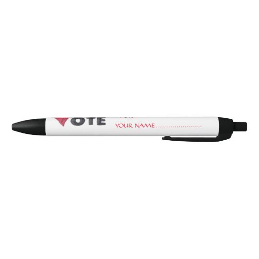 候補者に投票する 黒ボールペン (ボトム)