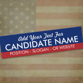 候補者のキャンペーンギアのお気に入りの作成 バンパーステッカー