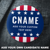 候補者のスローガン政治選挙運動 缶バッジ