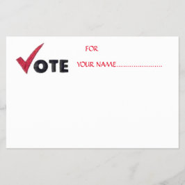 候補者の投票….. チラシ