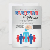 候補者の選挙のパーティの招待状の選択 招待状 (正面)