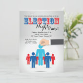 候補者の選挙のパーティの招待状の選択 招待状 (スタンド正面)