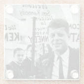 候補者ケネディ ガラスコースター (裏面)