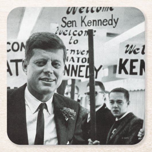 候補者ケネディ スクエアペーパーコースター (正面)