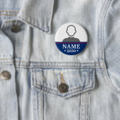 候補者名選挙キャンペーンの写真 缶バッジ (インサイチュ)