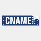 候補者年間政治選挙キャンペーン バンパーステッカー (正面)