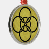 借用平均相互リングや輪 メタルオーナメント (右)