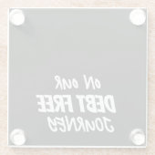 借金のない旅で ガラスコースター (裏面)