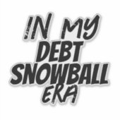 借金のない旅で シール (正面)