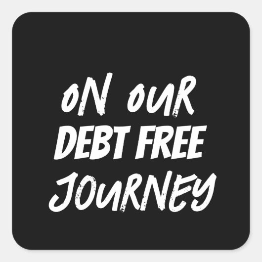 借金のない旅で スクエアシール (正面)