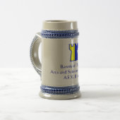 借金の催促か芸術及び科学 ビールジョッキ (正面左)