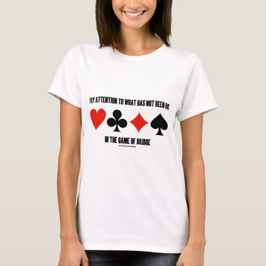 値をつけられなかったものがへの橋で注意 Tシャツ (正面)